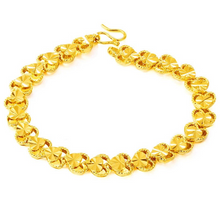 Load image into Gallery viewer, 24K Heart Bracelet
