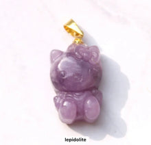 Load image into Gallery viewer, Hello Kitty Jade Necklace
