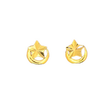 Load image into Gallery viewer, 24K Star Earrings
