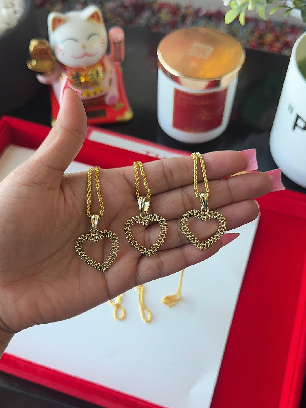 Rolex Heart Necklace