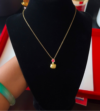 Load image into Gallery viewer, 24K Kitty Necklace
