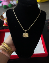 Load image into Gallery viewer, 18K HK Face Necklace
