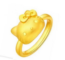 Load image into Gallery viewer, 24K Kitty Ring
