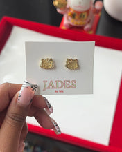 Load image into Gallery viewer, 18K HK Face Earrings
