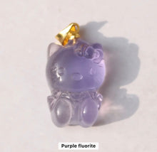 Load image into Gallery viewer, Hello Kitty Jade Necklace
