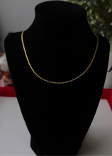 Load image into Gallery viewer, 24K Thin Twisted Chain
