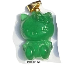 Load image into Gallery viewer, Hello Kitty Jade Necklace
