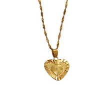 Load image into Gallery viewer, 24K Heart Necklace
