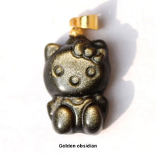 Load image into Gallery viewer, Hello Kitty Jade Necklace
