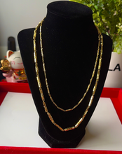 Load image into Gallery viewer, 24K Hexagon Necklace
