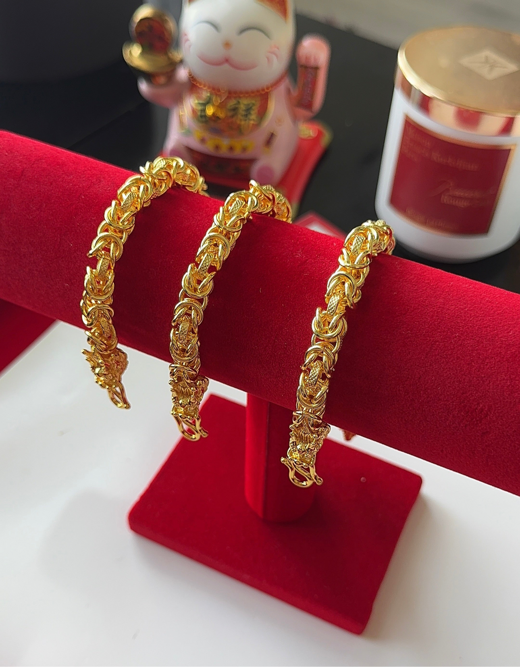 24k Dragon Bracelet