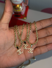 Load image into Gallery viewer, 18K Diamond CC Luxe Necklace
