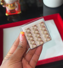 Load image into Gallery viewer, HK Lined Diamond Nose Stud
