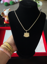Load image into Gallery viewer, 18K HK Face Necklace
