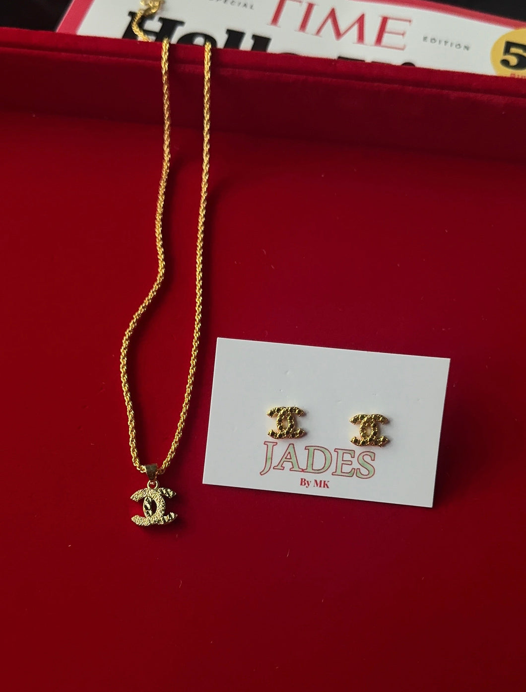 CC Necklace & Earrings Set