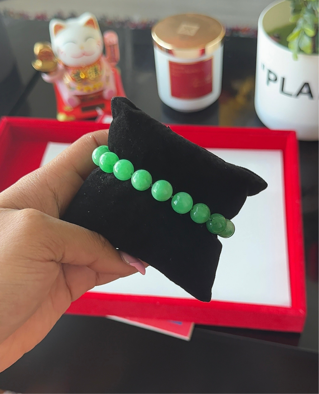 Jade Ball Bracelets