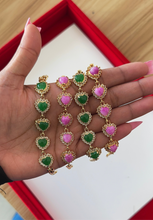 Load image into Gallery viewer, Jade Heart Bracelet
