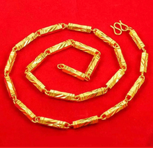 Load image into Gallery viewer, 24K Hexagon Necklace
