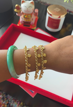 Load image into Gallery viewer, 24K Heart Charm Bracelet
