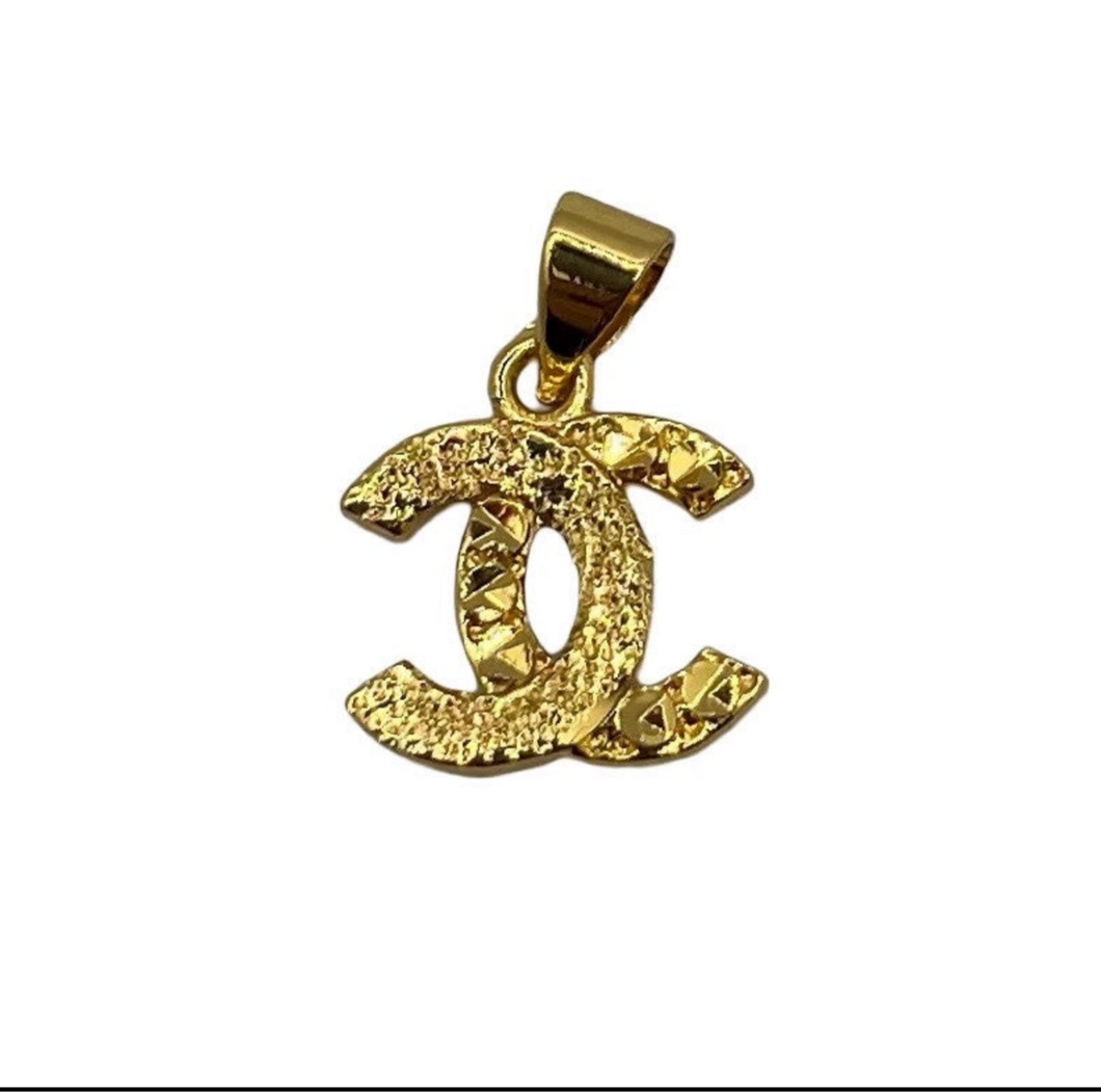 24K Double C Pendant