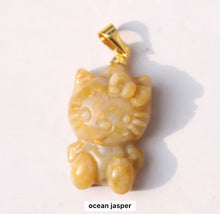 Load image into Gallery viewer, Hello Kitty Jade Necklace
