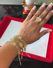 Load image into Gallery viewer, 18K HK 3-Face Bracelet or Anklet
