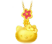 Load image into Gallery viewer, 24K Kitty Necklace
