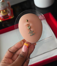 Load image into Gallery viewer, CC Diamond Belly Ring
