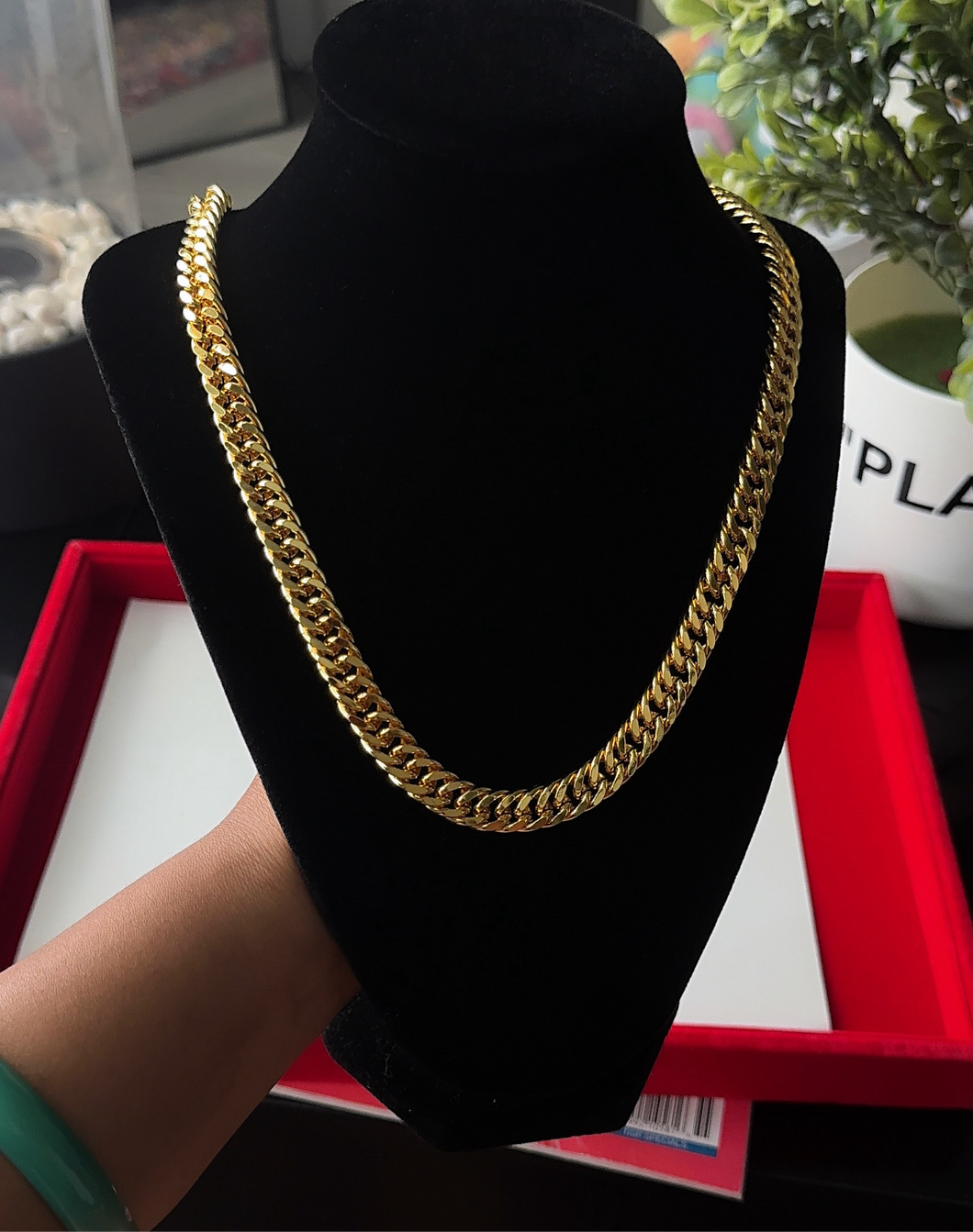 24K Cuban Necklace