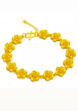 Load image into Gallery viewer, 24K Rose Bracelet
