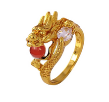 Load image into Gallery viewer, 24K Dragonball Ring

