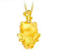 Load image into Gallery viewer, 24K Kitty Wing Necklace
