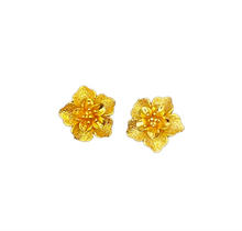 Load image into Gallery viewer, 24K Flower Earrings
