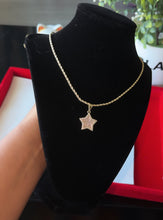 Load image into Gallery viewer, 18K Diamond Star Necklace
