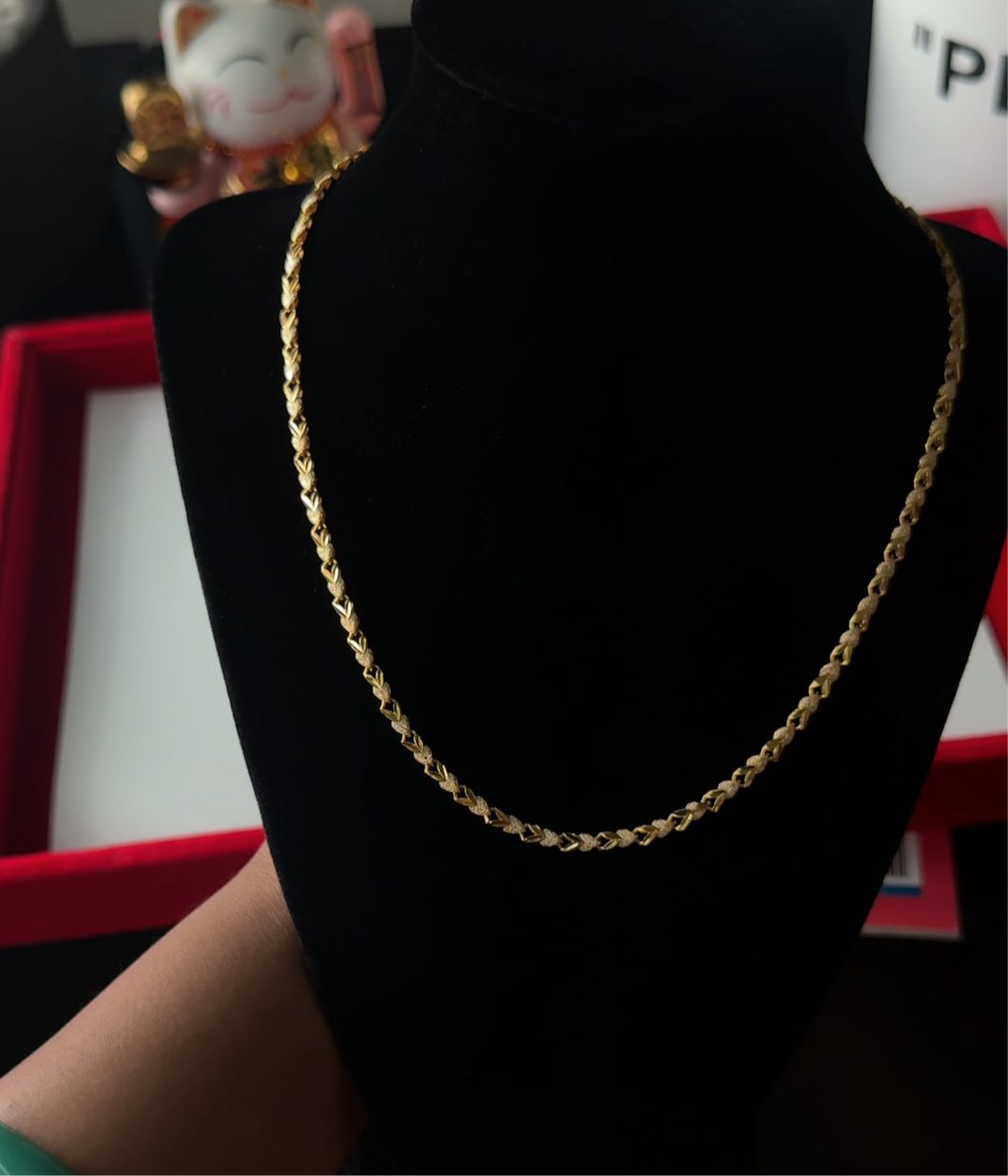 24K Inverted Necklace