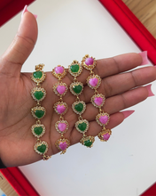 Load image into Gallery viewer, Jade Heart Bracelet
