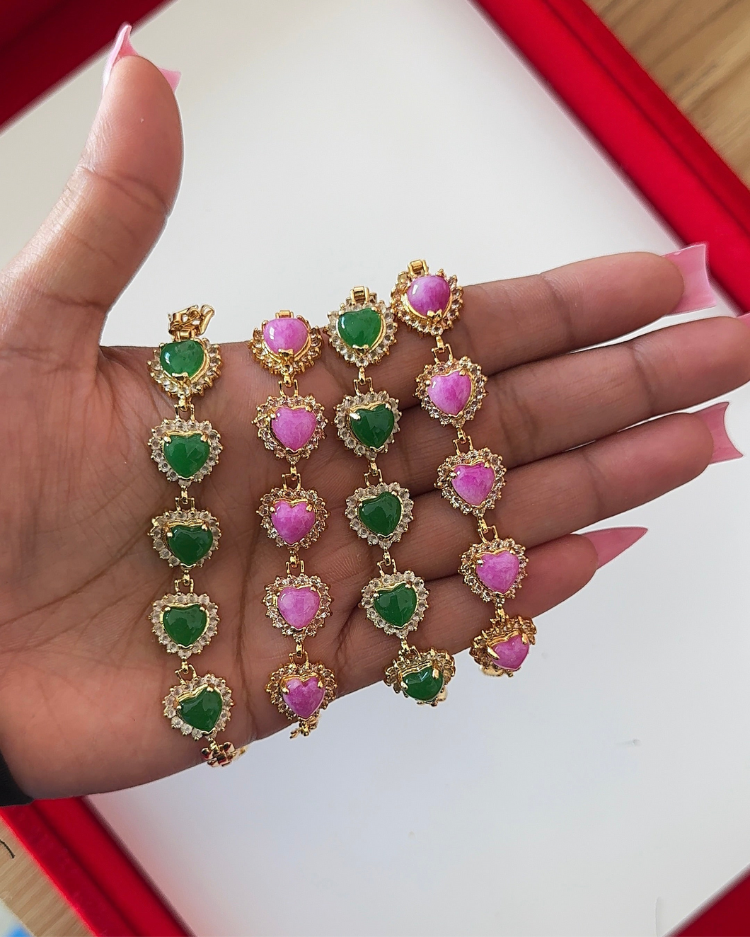 Jade Heart Bracelet