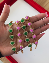 Load image into Gallery viewer, Jade Heart Bracelet
