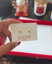 Load image into Gallery viewer, 24K Stud Earring
