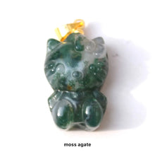 Load image into Gallery viewer, Hello Kitty Jade Necklace
