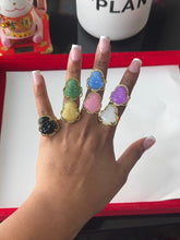 Load image into Gallery viewer, Jade Big Buddha Ring
