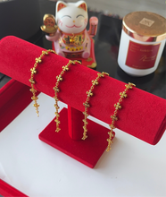 Load image into Gallery viewer, 24K Cross Bracelet

