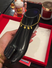 Load image into Gallery viewer, 24K Heart Anklet
