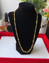 Load image into Gallery viewer, 24K Hexagon Ball Necklace
