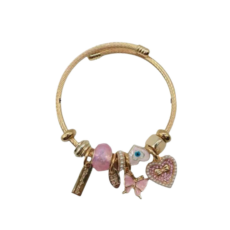 Heart Bangle (Gold)