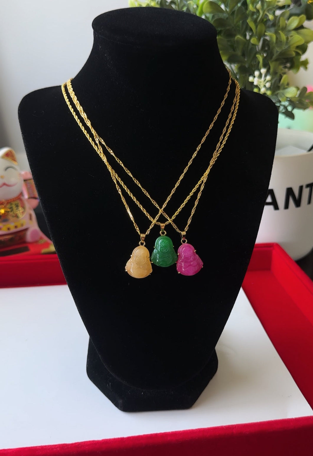 Jade Buddha Necklace
