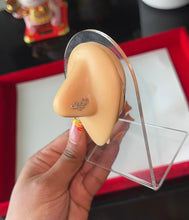 Load image into Gallery viewer, Trio Heart Diamond Nose Stud
