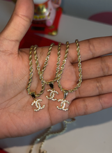 Load image into Gallery viewer, 18K Diamond CC Luxe Necklace
