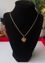 Load image into Gallery viewer, 24K Heart Buddha Necklace
