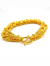 Load image into Gallery viewer, 24k Dragon Bracelet
